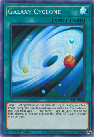 Galaxy Cyclone [SESL-EN044] Super Rare - Yugioh Cards For Your TCG Needs!