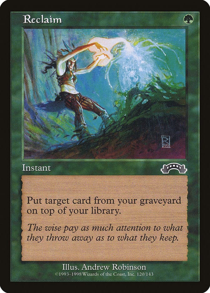 Reclaim [Exodus] Magic: The Gathering