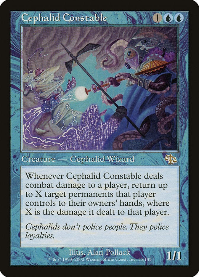 Cephalid Constable [Judgment] Magic: The Gathering