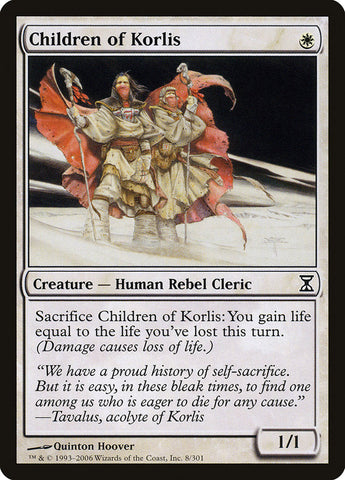 Children of Korlis [Time Spiral] Magic: The Gathering