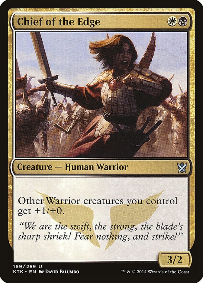 Chief of the Edge [Khans of Tarkir] Magic: The Gathering