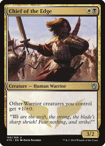 Chief of the Edge [Khans of Tarkir] Magic: The Gathering
