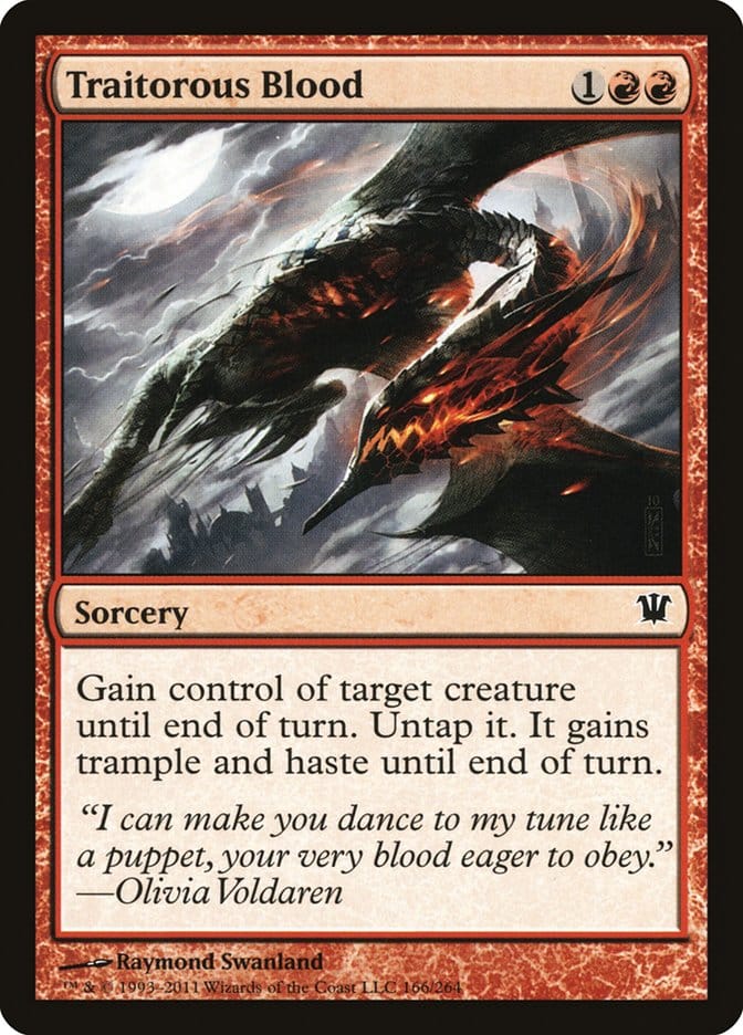 Traitorous Blood [Innistrad] Magic: The Gathering