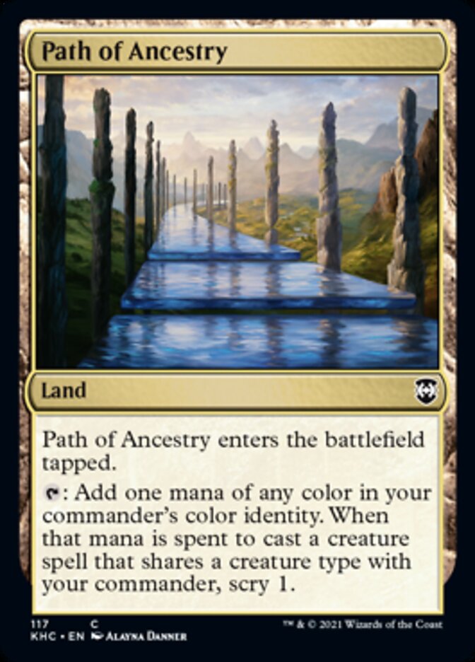 Path of Ancestry [Kaldheim Commander] Magic: The Gathering