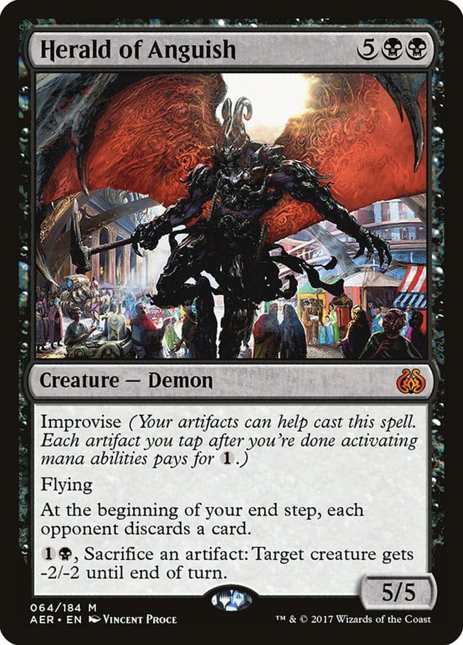 Herald of Anguish [Aether Revolt] Magic: The Gathering