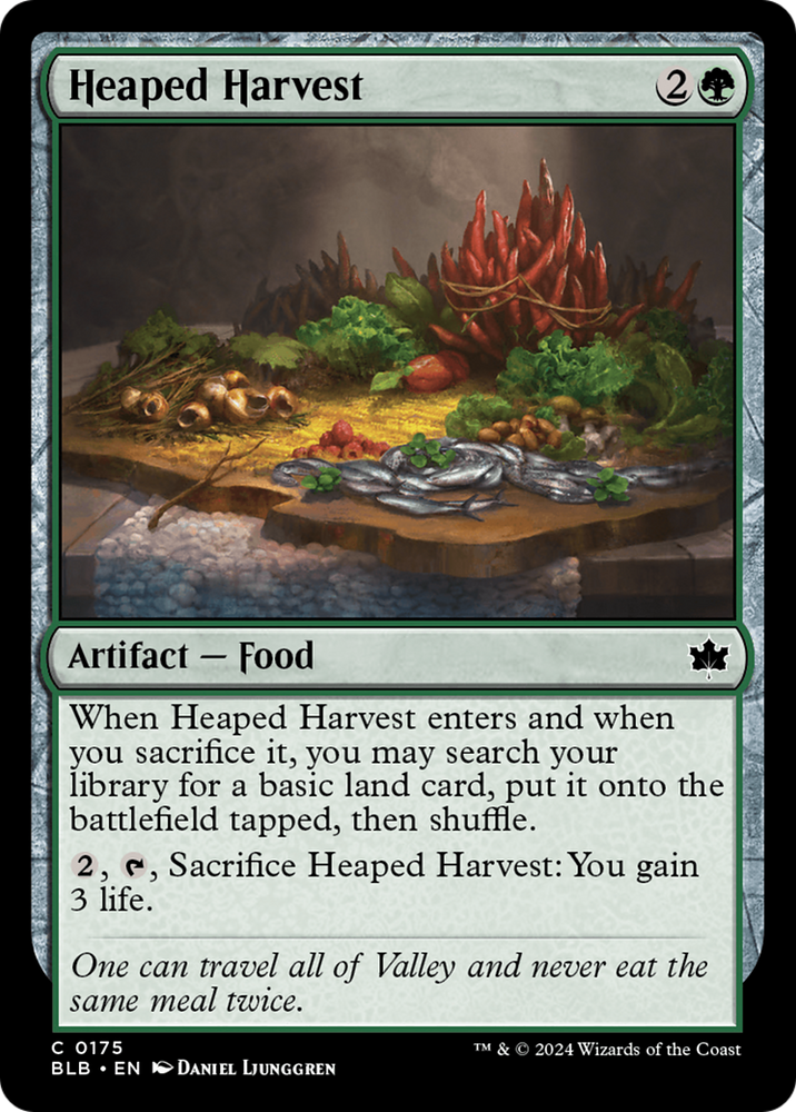 Heaped Harvest [Bloomburrow] Magic: The Gathering