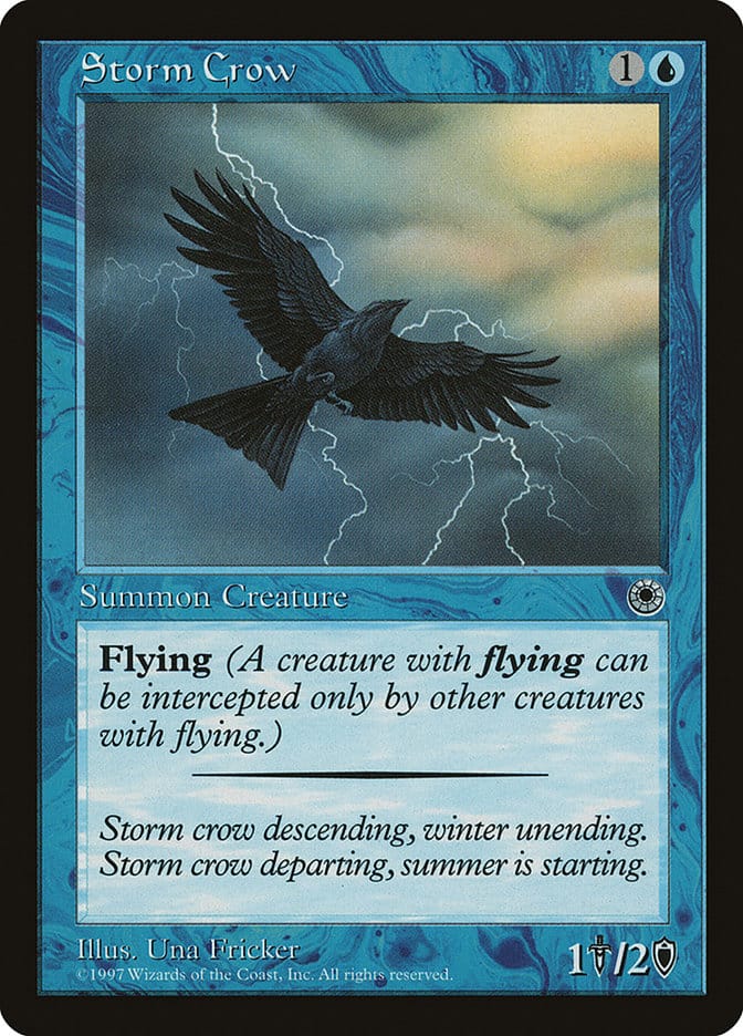 Storm Crow [Portal Demo Game] Magic: The Gathering