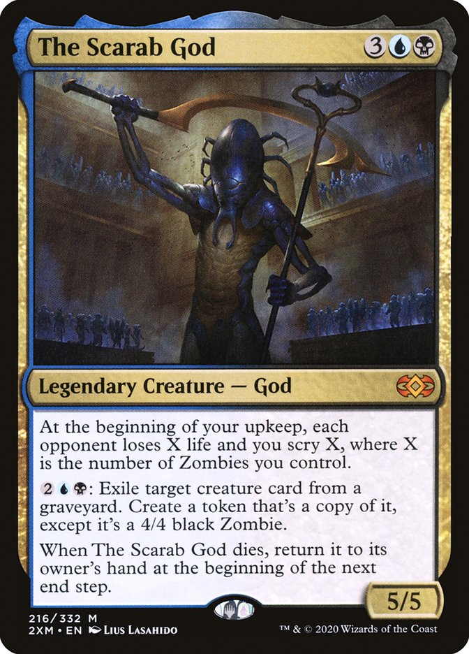 The Scarab God [Double Masters] Magic: The Gathering