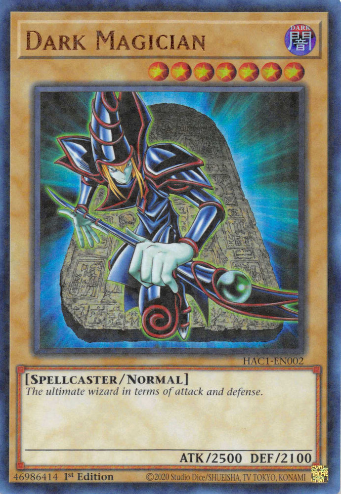 Dark Magician (Duel Terminal) [HAC1-EN002] Parallel Rare - Yugioh Cards For Your TCG Needs!