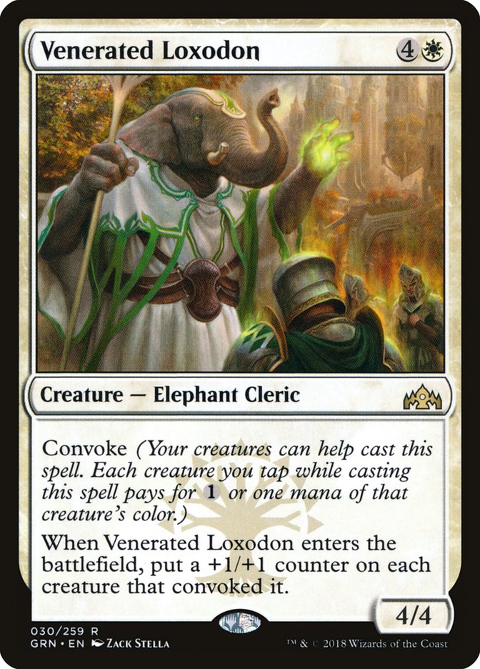 Venerated Loxodon [Guilds of Ravnica] Magic: The Gathering