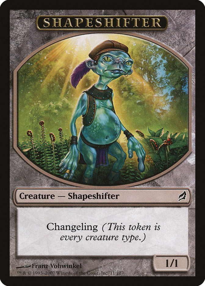 Shapeshifter Token [Lorwyn Tokens] Magic: The Gathering
