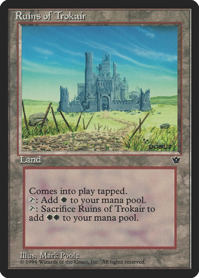 Ruins of Trokair [Fallen Empires] Magic: The Gathering