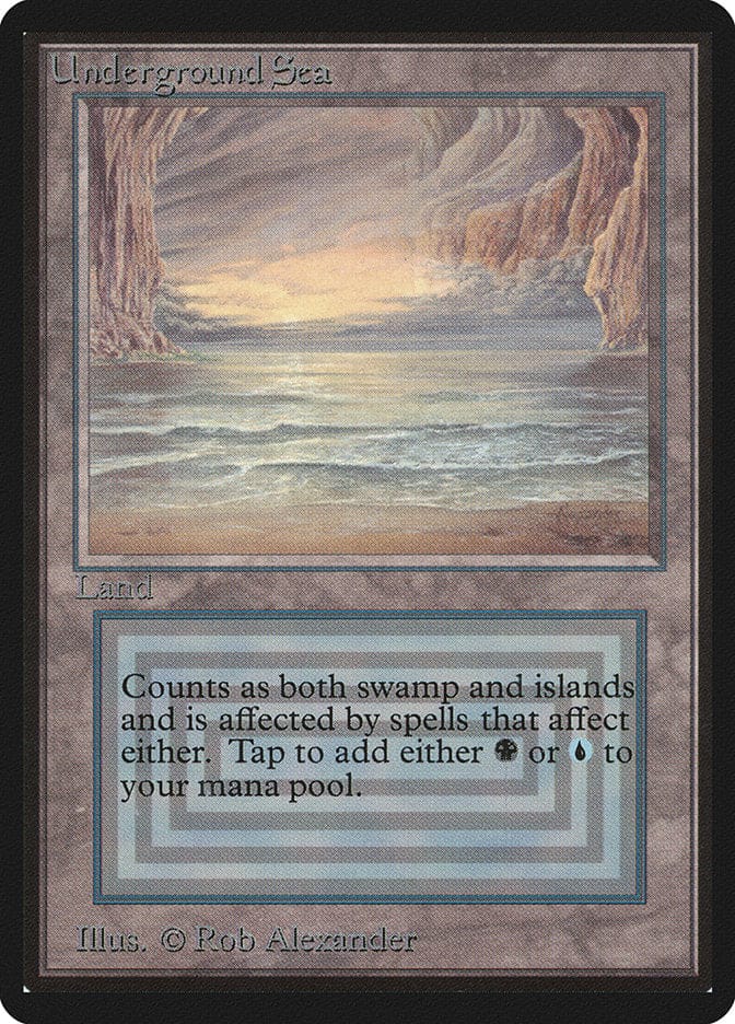 Underground Sea [Beta Edition] Magic: The Gathering