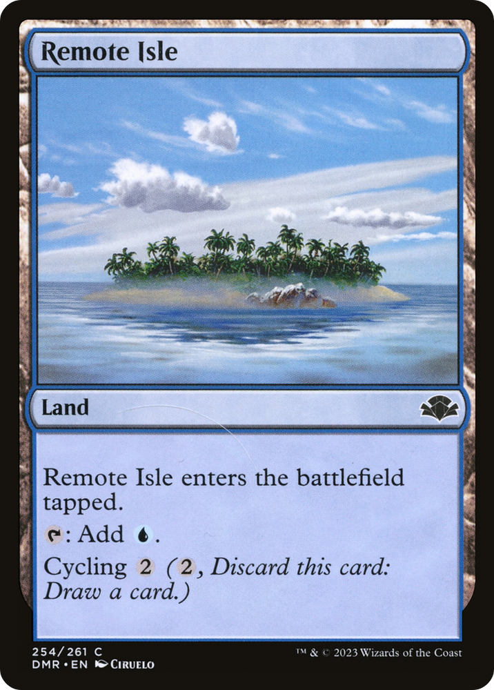Remote Isle [Dominaria Remastered] Magic: The Gathering