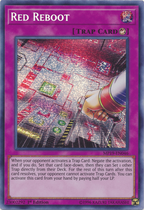 Red Reboot [MP19-EN046] Prismatic Secret Rare - Yugioh Cards For Your TCG Needs!