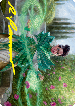 Kianne, Dean of Substance Art Card (Gold-Stamped Signature) [Strixhaven: School of Mages Art Series] Magic: The Gathering