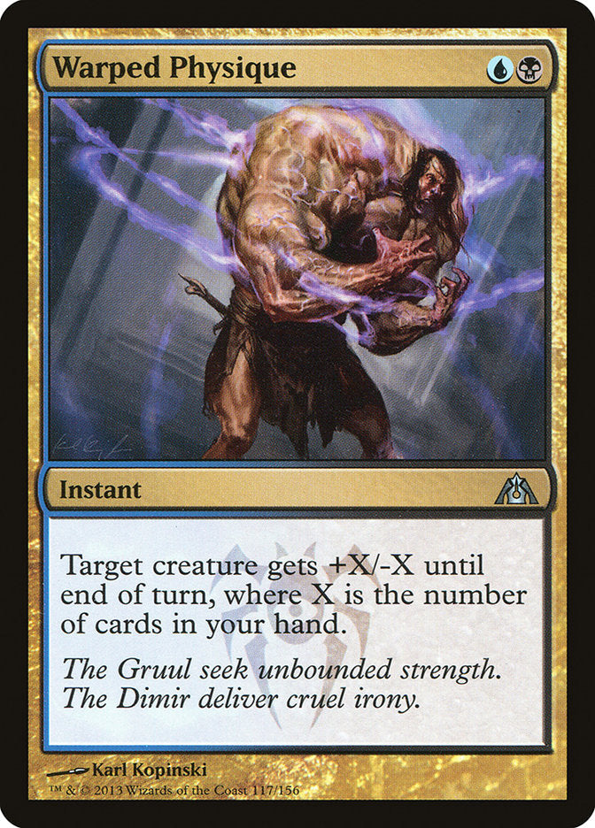 Warped Physique [Dragon's Maze] Magic: The Gathering