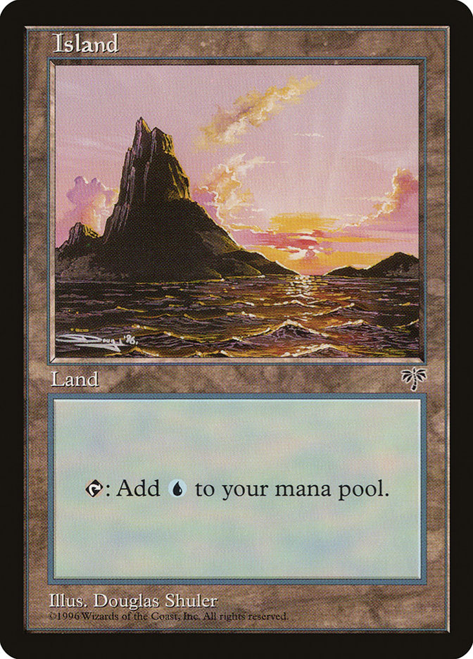 Island (Sunset) [Mirage] Magic: The Gathering