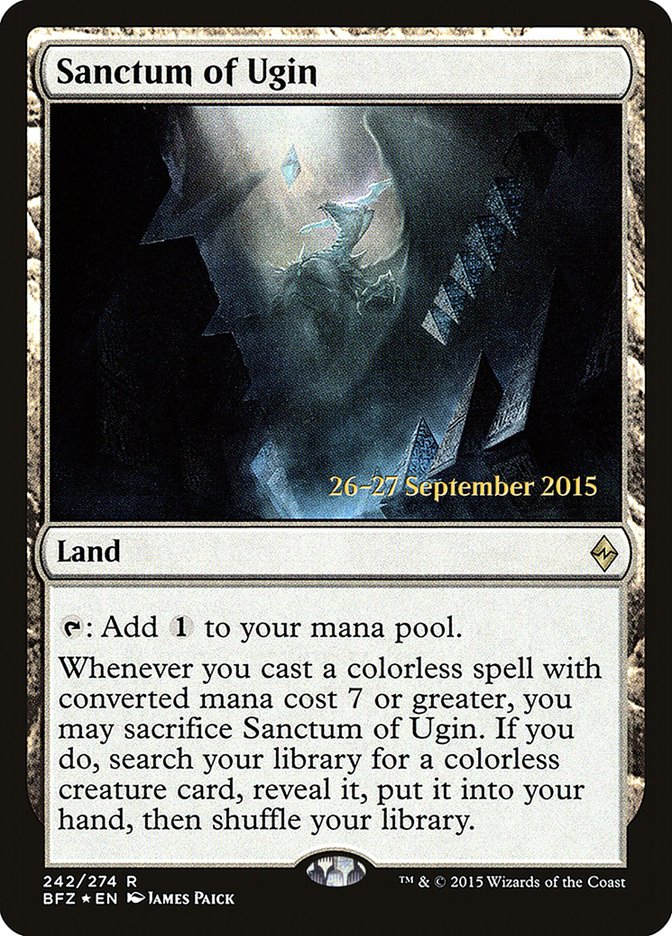 Sanctum of Ugin [Battle for Zendikar Prerelease Promos] Magic: The Gathering