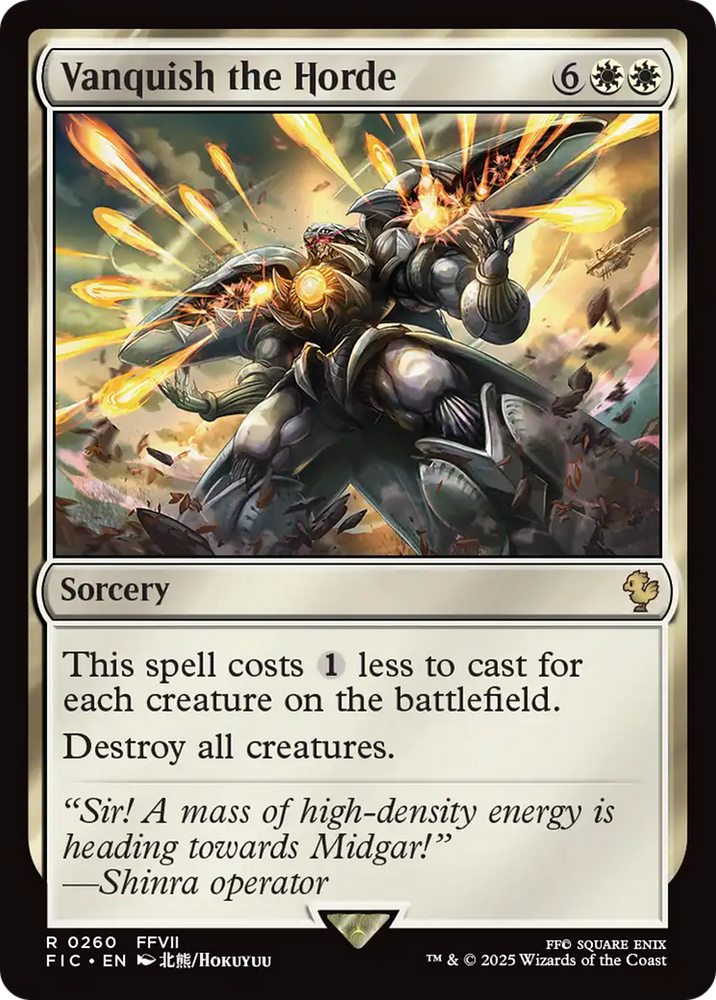 Vanquish the Horde [FINAL FANTASY Commander] Magic: The Gathering