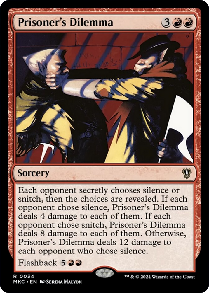 Prisoner's Dilemma [Murders at Karlov Manor Commander] Magic: The Gathering