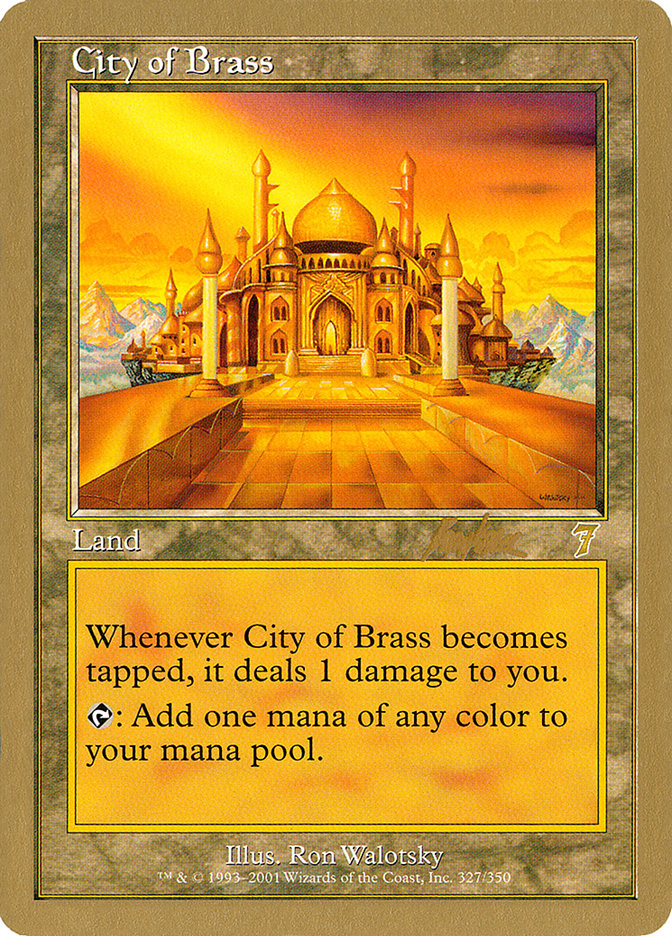 City of Brass (Brian Kibler) [World Championship Decks 2002] Magic: The Gathering