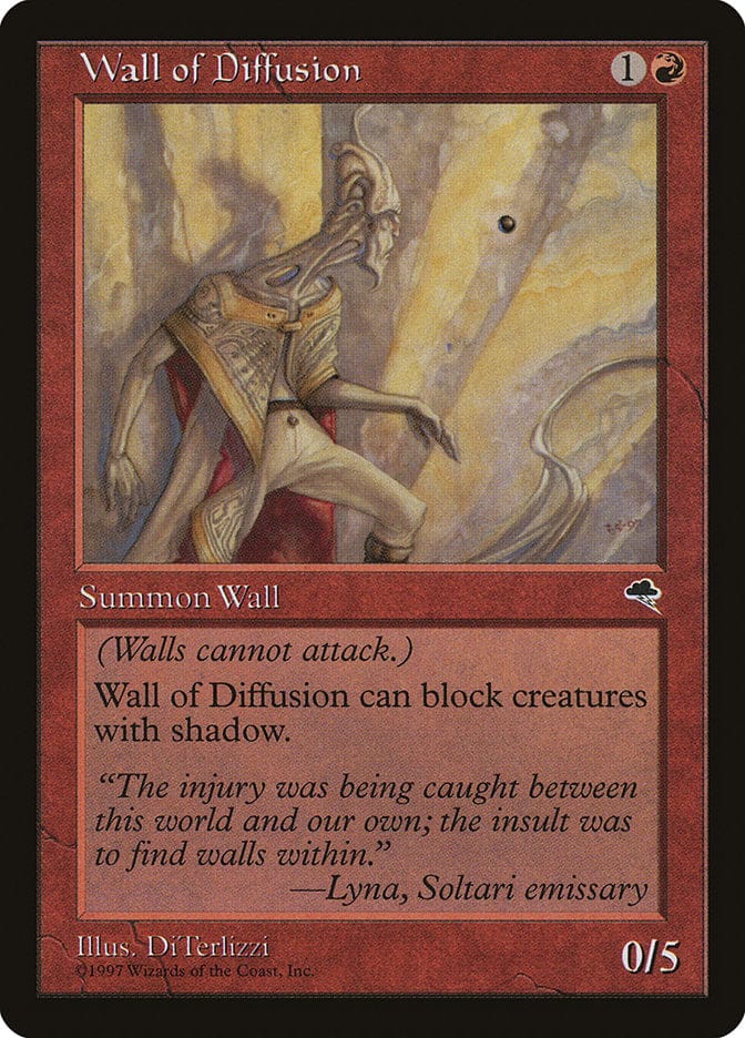 Wall of Diffusion [Tempest] Magic: The Gathering