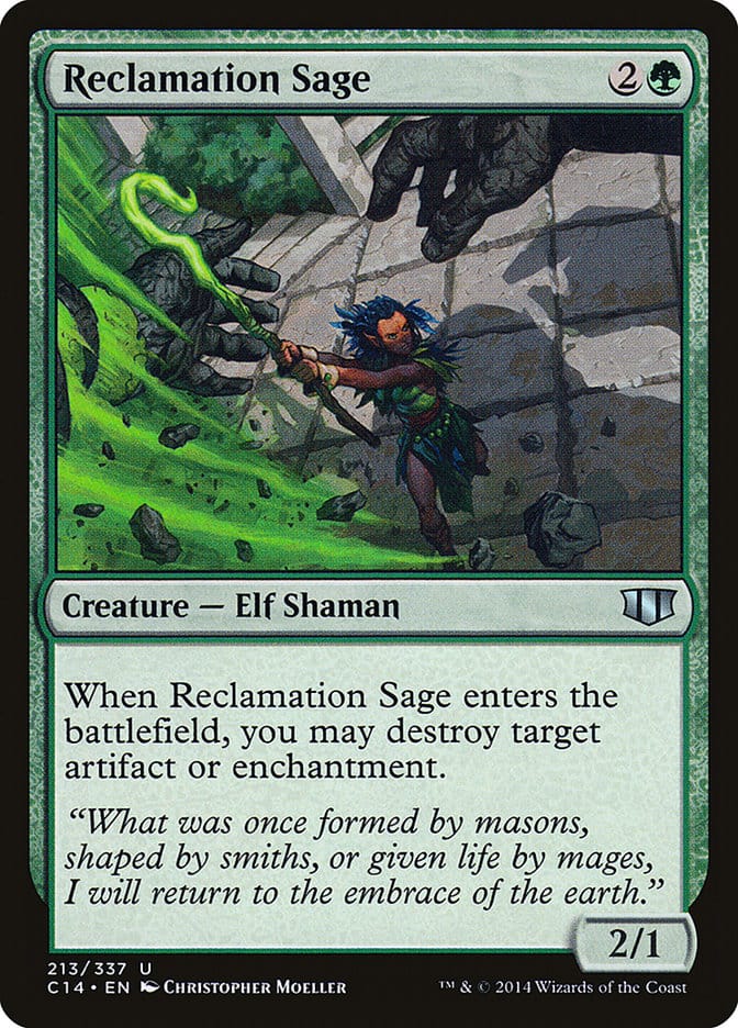 Reclamation Sage [Commander 2014] Magic: The Gathering