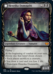Henrika Domnathi // Henrika, Infernal Seer (Showcase Fang Frame) [Innistrad: Crimson Vow] Magic: The Gathering