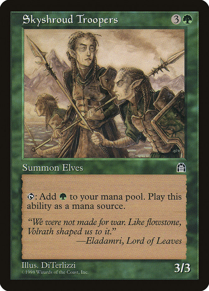 Skyshroud Troopers [Stronghold] Magic: The Gathering