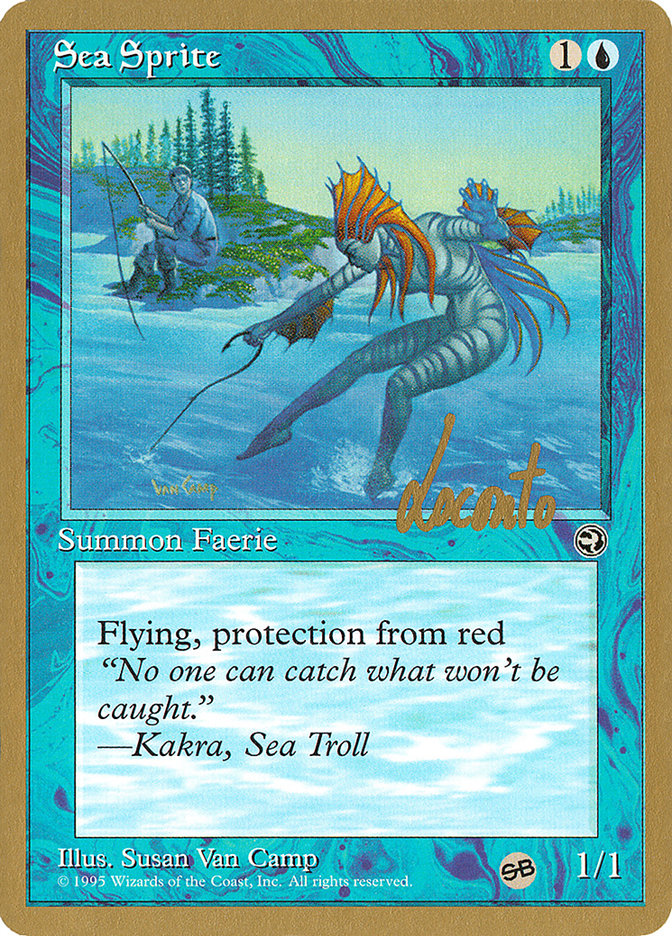 Sea Sprite (Michael Loconto) (SB) [Pro Tour Collector Set] Magic: The Gathering
