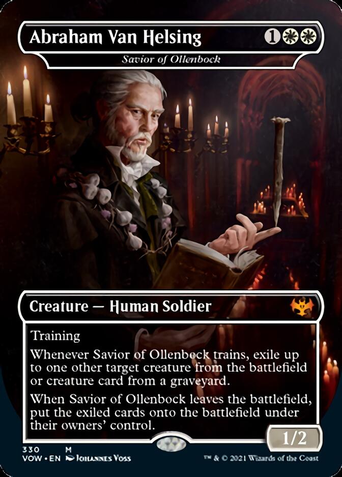 Savior of Ollenbock - Abraham Van Helsing [Innistrad: Crimson Vow] Magic: The Gathering