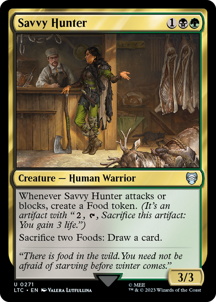 Savvy Hunter [The Lord of the Rings: Tales of Middle-Earth Commander] Magic: The Gathering