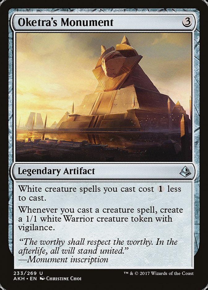 Oketra's Monument [Amonkhet] Magic: The Gathering