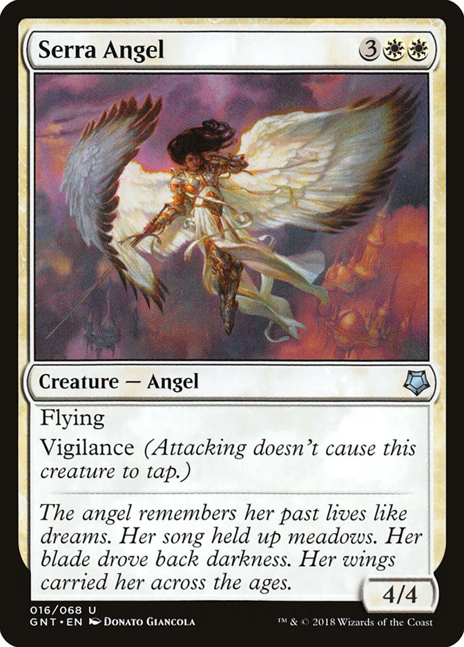 Serra Angel [Game Night 2018] Magic: The Gathering