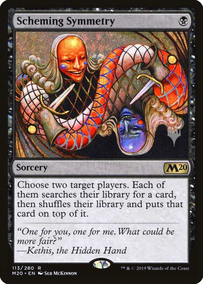 Scheming Symmetry (Promo Pack) [Core Set 2020 Promos] Magic: The Gathering