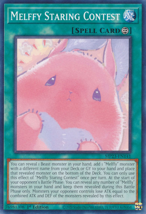 Melffy Staring Contest [MP23-EN141] Common - Yugioh Cards For Your TCG Needs!