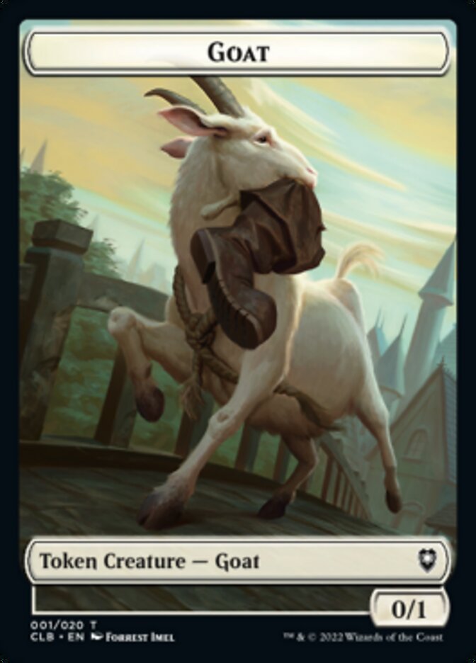 Goat Token [Commander Legends: Battle for Baldur's Gate Tokens] Magic: The Gathering
