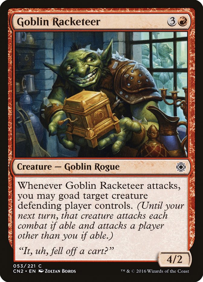 Goblin Racketeer [Conspiracy: Take the Crown] Magic: The Gathering
