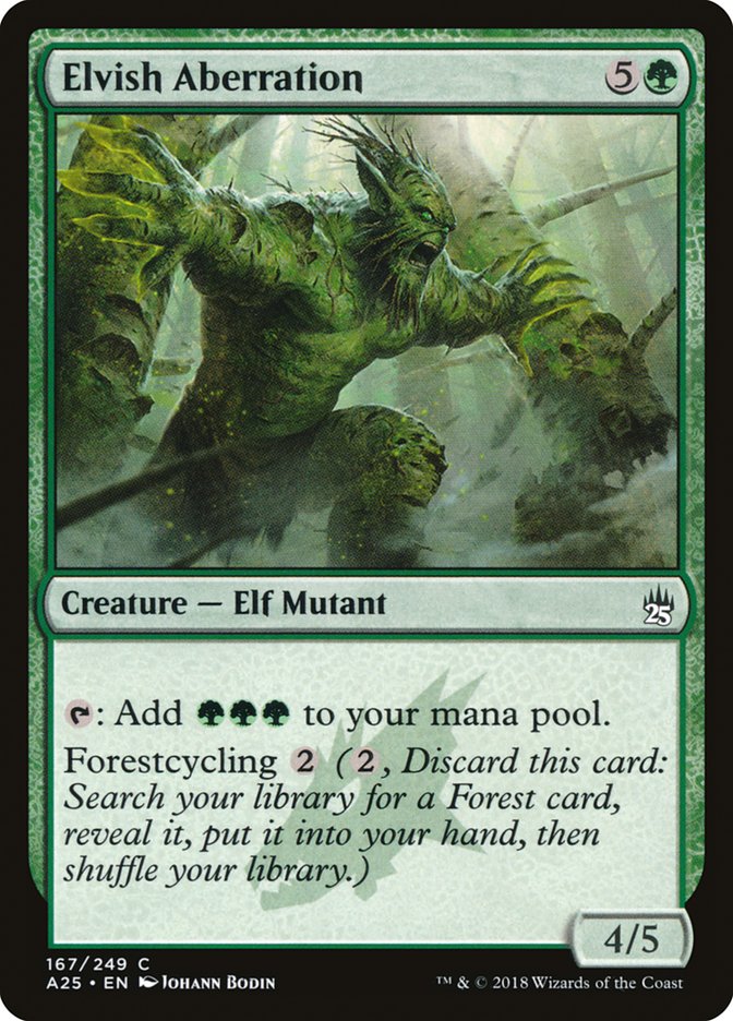 Elvish Aberration [Masters 25] Magic: The Gathering