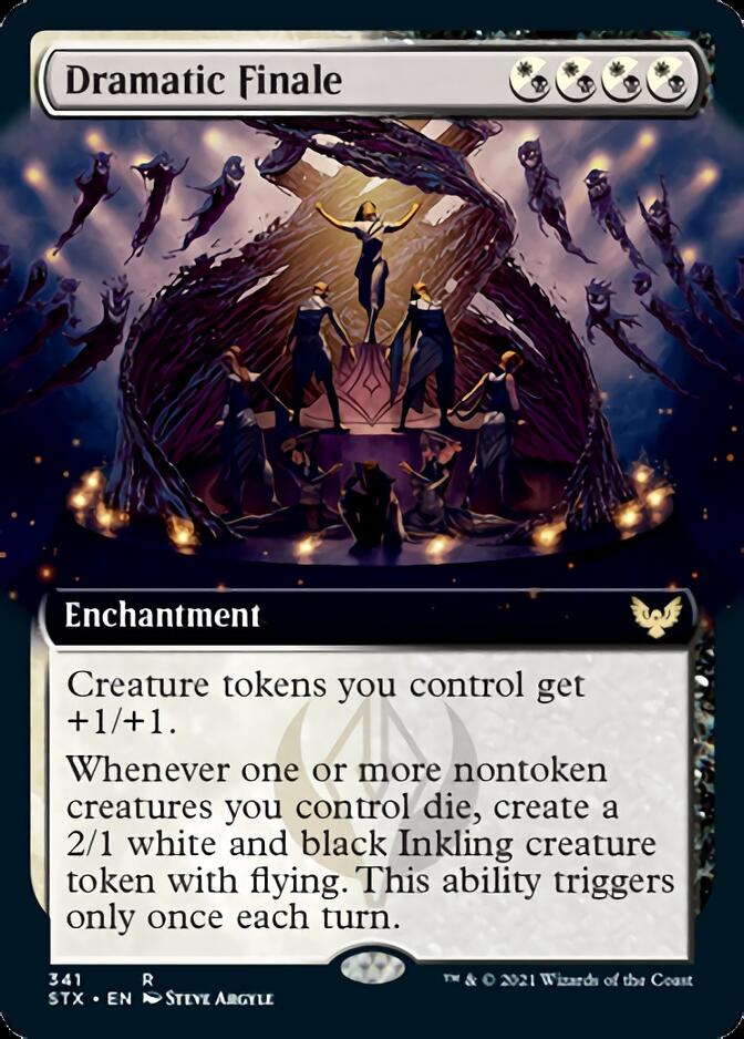 Dramatic Finale (Extended Art) [Strixhaven: School of Mages] Magic: The Gathering