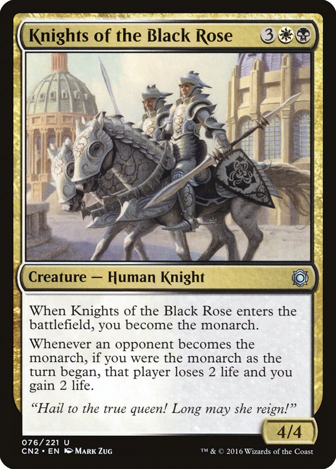 Knights of the Black Rose [Conspiracy: Take the Crown] Magic: The Gathering