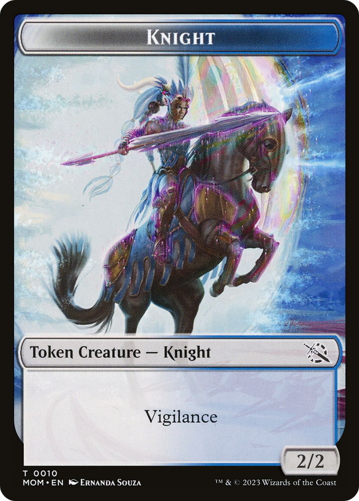 First Mate Ragavan // Knight Double-Sided Token [March of the Machine Tokens] Magic: The Gathering