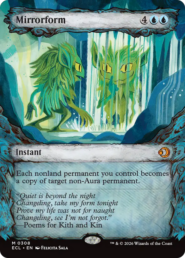 Mirrorform (Showcase) [Lorwyn Eclipsed] Magic: The Gathering
