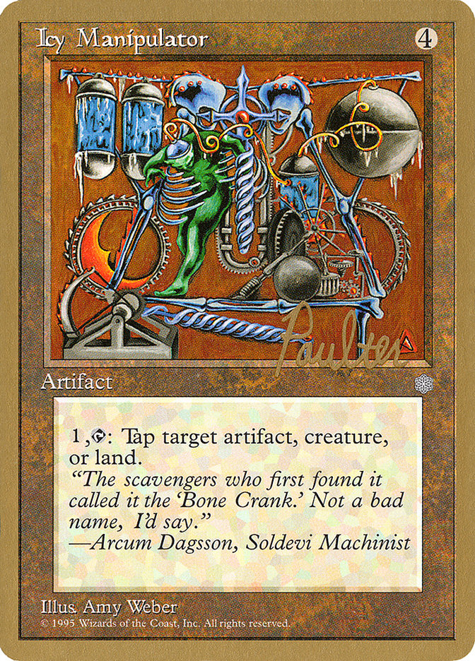 Icy Manipulator (Preston Poulter) [Pro Tour Collector Set] Magic: The Gathering