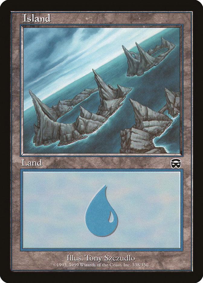 Island (338) [Mercadian Masques] Magic: The Gathering