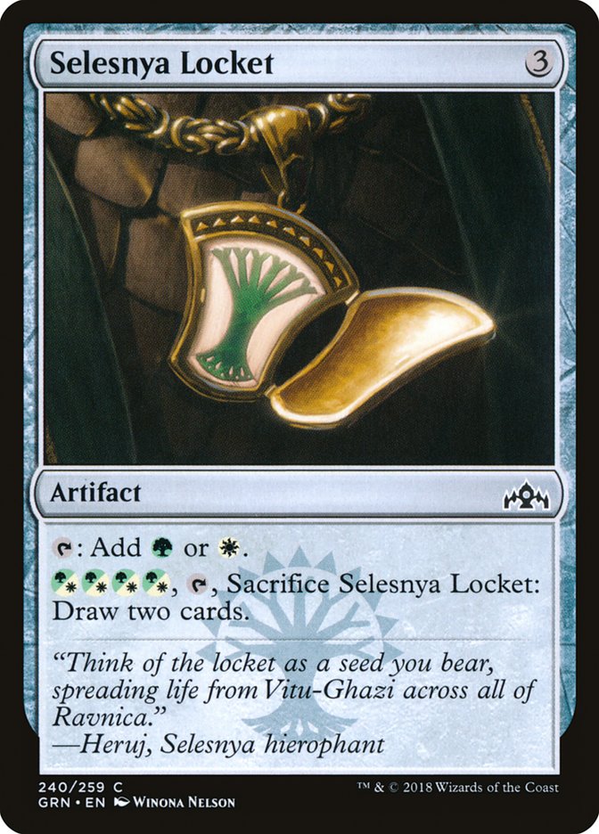 Selesnya Locket [Guilds of Ravnica] Magic: The Gathering