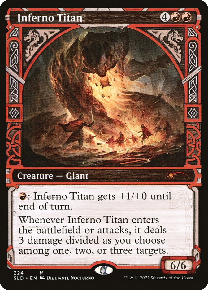 Inferno Titan [Secret Lair Drop Series] Magic: The Gathering