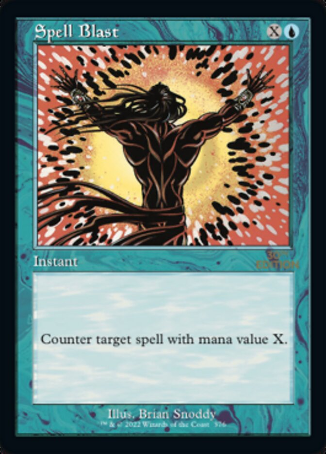 Spell Blast (Retro) [30th Anniversary Edition] Magic: The Gathering