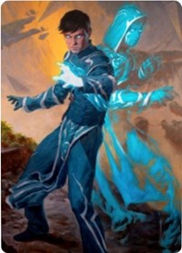 Jace, Mirror Mage 1 Art Card [Zendikar Rising Art Series] Magic: The Gathering
